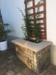 Small Feature Gabion Wall