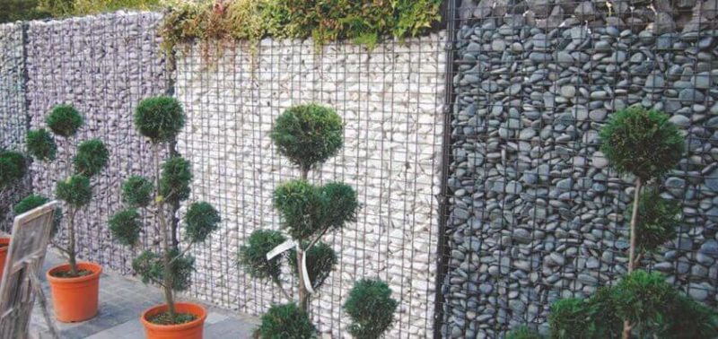 Gabion wall