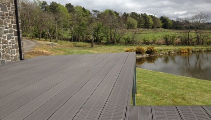 Dura Deck Charcoal, deck on steel structure